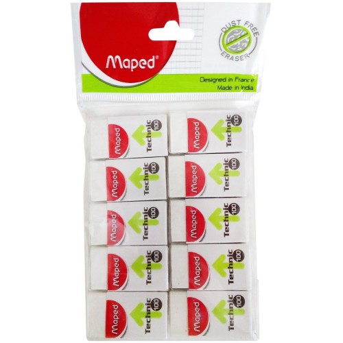 Maped Technic 100 Eraser Pack of 10