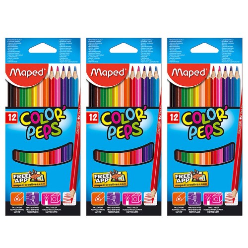 Maped Colour Pencil Color Peps 12c