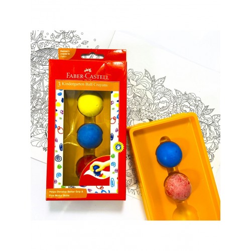 Faber Castell Kindergarten Ball Crayons 3c
