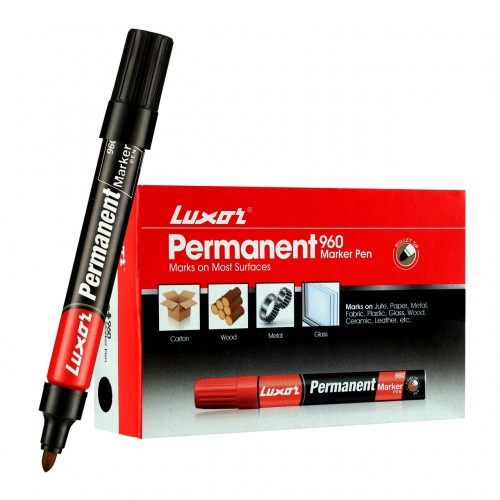 Luxor Permanent Marker Pack of 2