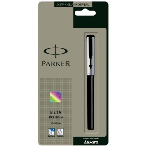 Parker Beta Premium Ball Pen Silver Cap 