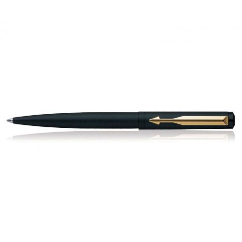 Parker Vector Matt Black Steel Ball Pen Golden Clip 