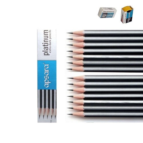 Apsara Platinum Pencil Pack of 10