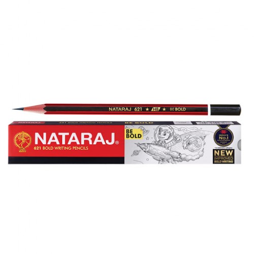 Natraj 621 Bold Writing Pencil Pack of 10