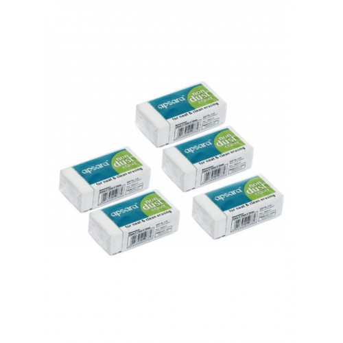 Apsara Non Dust Eraser Pack of 20