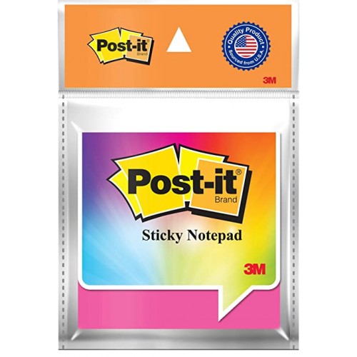 3m Post It Sticky Pad 3 x 3 Colored
