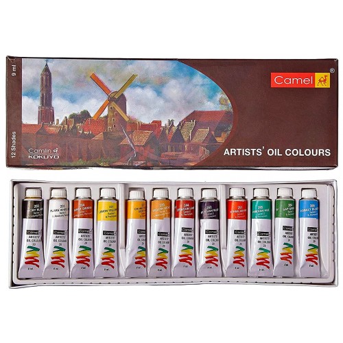 Camel Artist Oil Colours Tubes 9ml x 24c