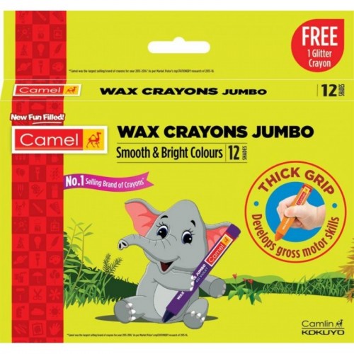 Camel Wax Crayons Jumbo 24c