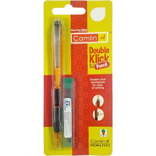 Camlin Double Klick 0.7 Pencil Pack of 2