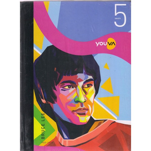Youva Note Book Case Bound 5 Subject 400pg