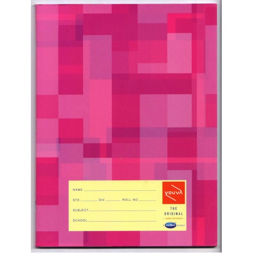 Youva Tru Note Book 124pg Four Line Pack of 12