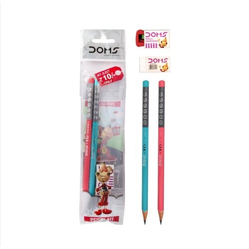 Doms Stationery Kit Pencil Pack of 10
