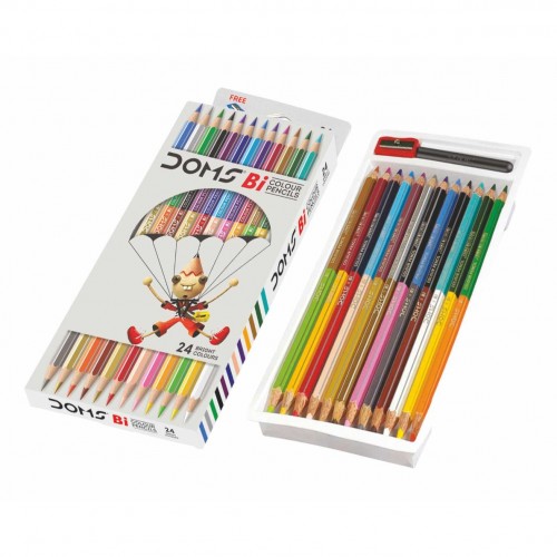 Doms Bi-Colour Pencils 24c