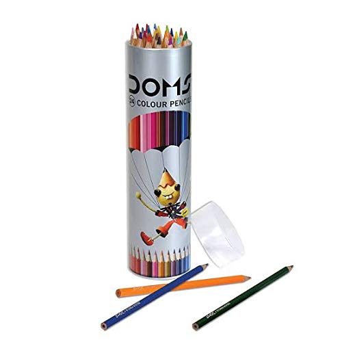 Doms Colour Pencils 24c Metal Box