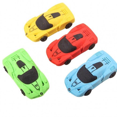 Doms Sports Collectable Car Eraser Pack of 12