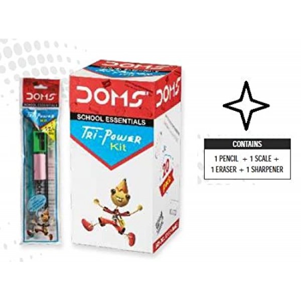 Doms Stationery Kit Tri Power Pack of 20