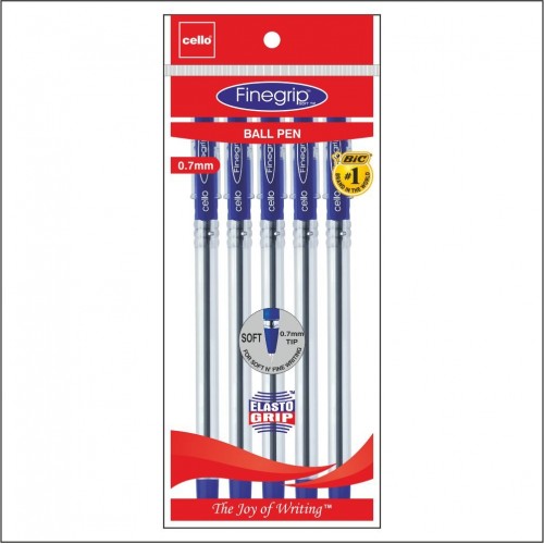 Cello FineGrip Ball Pen Pack of 5