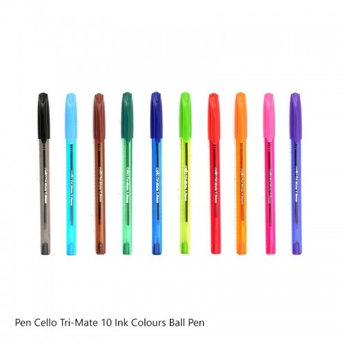 Cello Tri-mate Ball Pen Multi-Color 10c