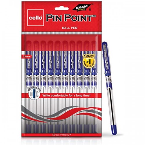 Cello Pinpoint XS Ball Pen Pack of 10