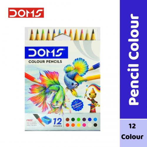 Doms Colour Pencils 12c