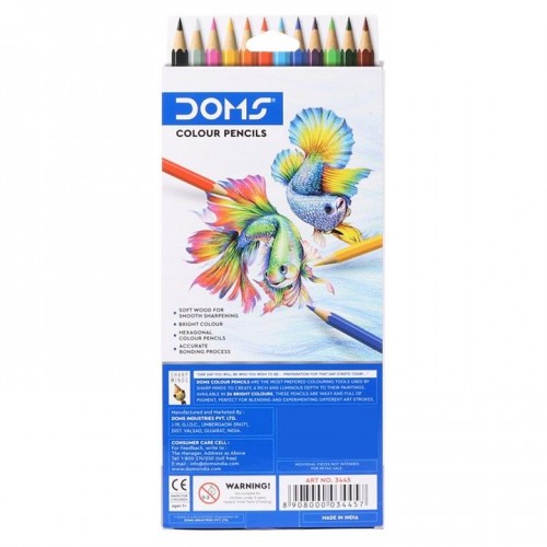 Doms Colour Pencils 12c