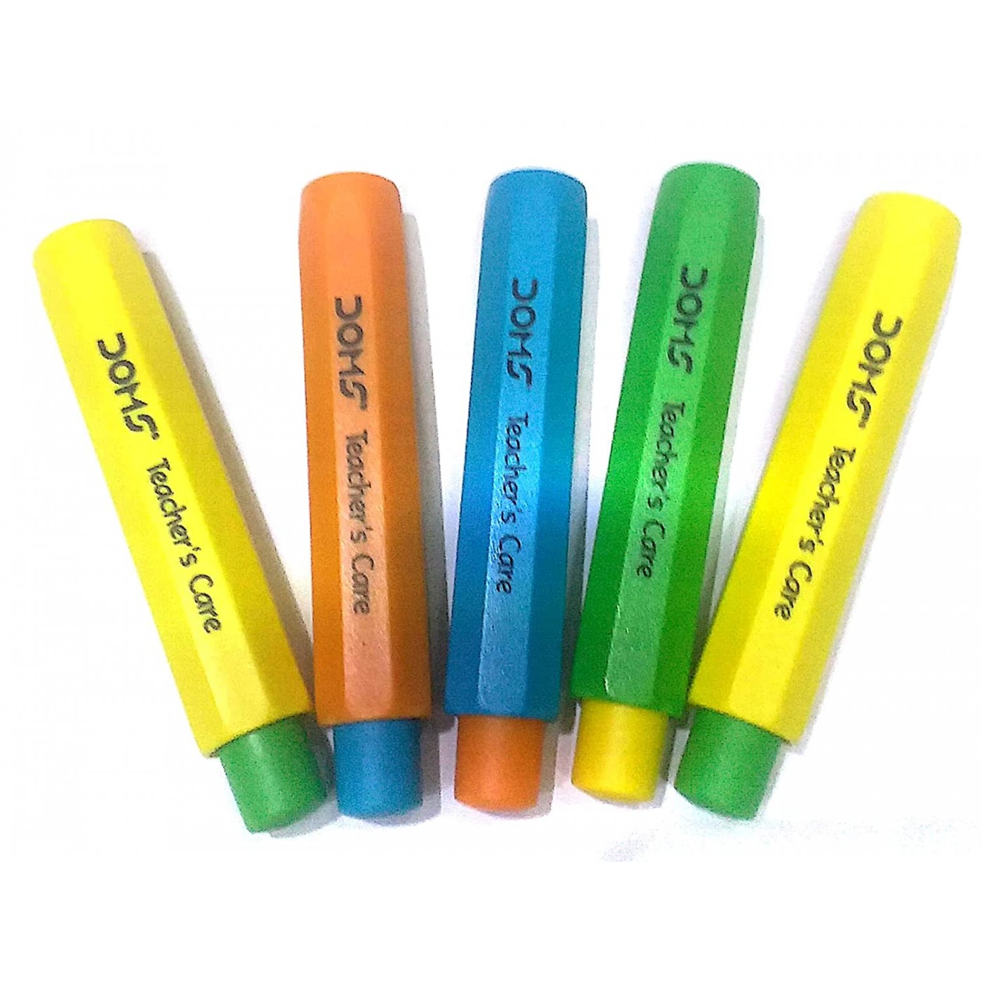 WEIMY 5 Pack Adjustable Chalk Clip Chalk Holder for Teachers Kids School Office Drawing Board 5 Color 3.7 x 0.6 Pink Orange Green Blue Yellow 
