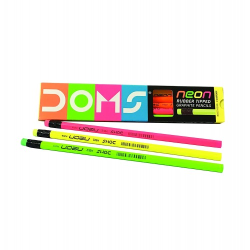 Doms Pencils Neon Pack of 10